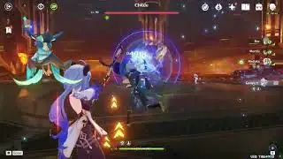 Genshin Impact - Ganyu burning melt in co-op