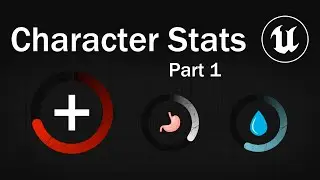 Unreal Engine 5 Tutorial - Character Stats Part 1: Creating Component and Widget