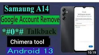 Comment débloquer le compte google Samsung galaxie a14 facilement a145p_africa_frp
