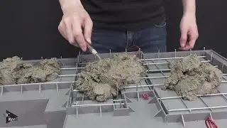 Making a Mini House from Concrete || part #1