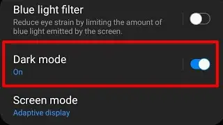 How to Enable Dark mode on Samsung A20S,A30S,A50S,A10S,A70S