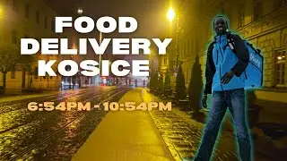 Epic Food Delivery Adventure in Kosice, Slovakia! 17 Orders in 4 Hours 🍔🚗