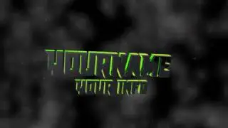 Customizable outro template | Blender