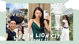 Life In Lion City 🇸🇬 | reunited with my best friend, cafe hopping, Universal Studios Singapore