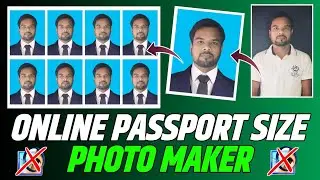 Adobe Photoshop की जरुरत नहीं||Computer से Online Passport Size Photo बनाना सीखो!