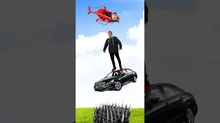 🤔 HOW TO SURVIVE IN A CAR IF YOU WERE THROWN OFF A HELICOPTER 🚁 