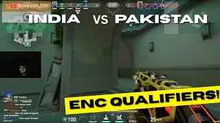 Hexoo reacts to INDIA vs PAKISTAN | ENC QUALIFIERS!!