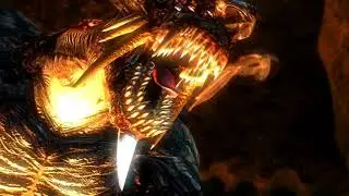 Demons Souls Rus: Bosses - Flamelurker / Dragon God.