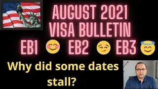 Visa Bulletin August 2021- EB2 India did not progress Why?