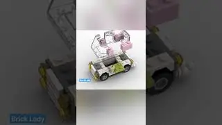Мини Фургон мороженого из лего. LEGO. 