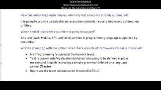 Session 1 Introduction to cucumber (BDD)
