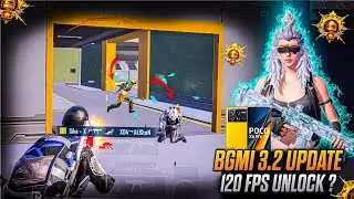 SOLO VS SQUAD 1V4 CLUTCHES 3.2 UPDATE BGMI | POCO X6 PRO 5G BGMI TEST 90FPS 💀