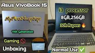 My First Laptop❤️ //Asus VivoBook 15// Short Unboxing Video  And Review