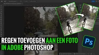 Regen toevoegen aan een foto in Adobe Photoshop
