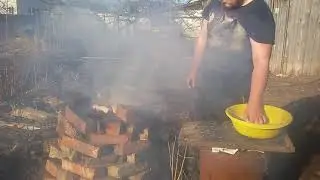 Свиное сало копчёное с приправами на кефирном маринаде