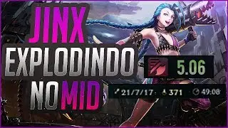 OLHA A VELOCIDADE QUE A JINX FICA AO EXCEDER O LIMITE DE ATTACK SPEED
