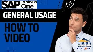 SAP Business One How To: Keyboard and User Shortcuts
