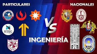 The Duel of the Universities: Analyzing the Curricula in National vs. Private Engineering