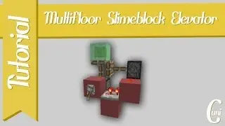 Minecraft - Fast Multifloor SlimeBlock Elevator (12m/s) [Tutorial]