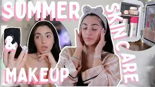 my quick and easy summer skincare and makeup