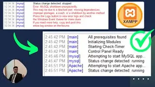 [SOLVED] Xampp error MySQL shutdown unexpectedly | How to Fix the XAMPP Error