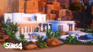 Wavy Luxe Oasis | Speed Build | No CC | The Sims 4 | Ambient Music