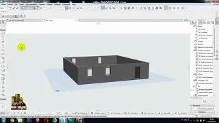 Explique L'interface d'Archicad  en français : Tutoriel  utile pour comprendre le logiciel ArchiCAD