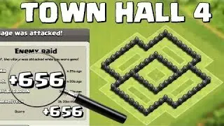 Clash of Clans Town Hall 4 best Base 2016 july (Th4)