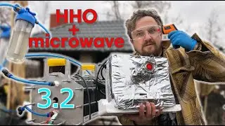 Hydrogen generator test version 3.2 with microwave radiation ⚠