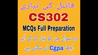 Cs302 FinalTerm Preparation spring 2024|Cs302 finalterm Preparation 2024 