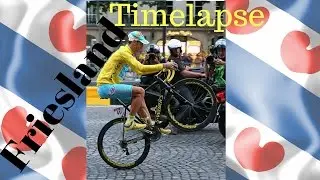 Zurich to Sneek (sunny) Friesland Cycling Timelapse .. GoPro