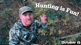 Finally saw a buck in October on Public Land! Fun Hunt on Wisconsin Public Land!