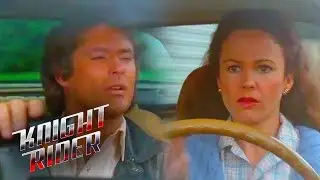 Michael Gets Arrested after Chasing Flannery Roe | Knight Rider