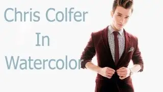 Chris Colfer In Watercolor