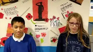 Remembrance day at Inshes Primary School