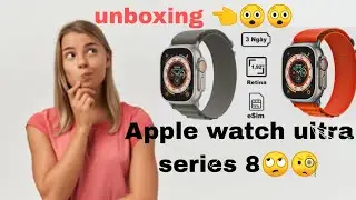 Apple Smart watch First' Time unboxing Review Copy Smart watch🥰