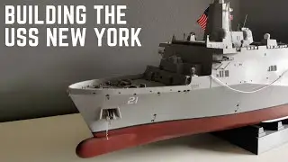 1/350 Scale Revell USS New York LPD-21 Full Build Video