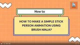 How to Make a Simple Stick Person Animation using Brush Ninja