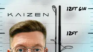 The 12ft 6in Kaizen Carp Rods can 