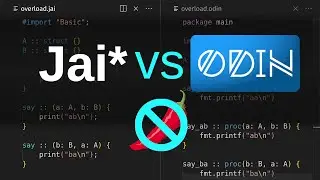 Jai vs Odin systems programming languages (Non-spicy takes!)