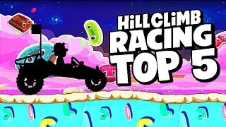 TOP 5 BEST VEHICLES ON MEGA DESERT - Hill Climb Racing