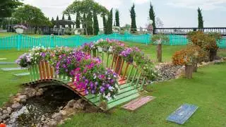 Ideas for garden and backyard. Bridges in landscape design