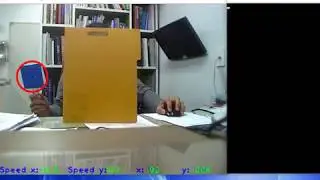 Real-time tracking occluded object using CamShift and Kalman Filter algorithms.