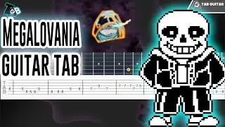 Undertale - Megalovania Guitar Tab Tutorial
