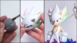 Create Hyper Sonic with Clay / Clay Art  [kiArt]