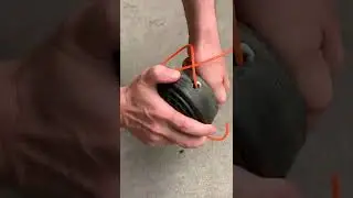 2 Ways! How to wind the line on the trimmer spool 