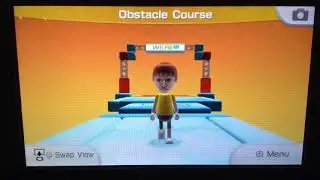 Wii Fit U - Obstacle Course (Advanced) (Gamepad View)