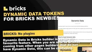 Bricks Builder Dynamic Data tokens for newbies.