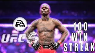 Israel Adesanya Striking | The Second 100 Fight Win Streak in UFC 5 !