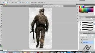 Photoshop CS5 Tutorial #3 (Beginners) : How to make the smudge effect.